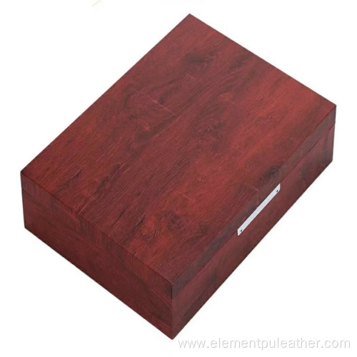 Leatherette paper Wooden Paper for tea box